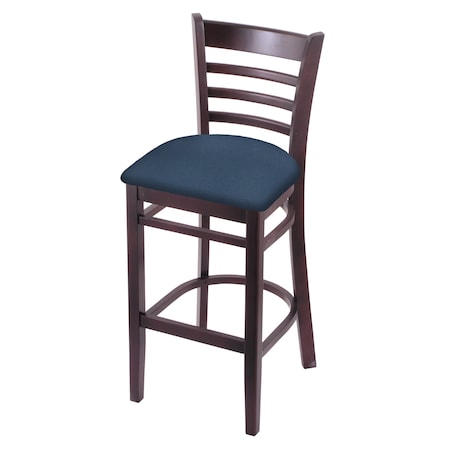 25 Counter Stool,Dark Cherry Finish,Rein Bay Seat